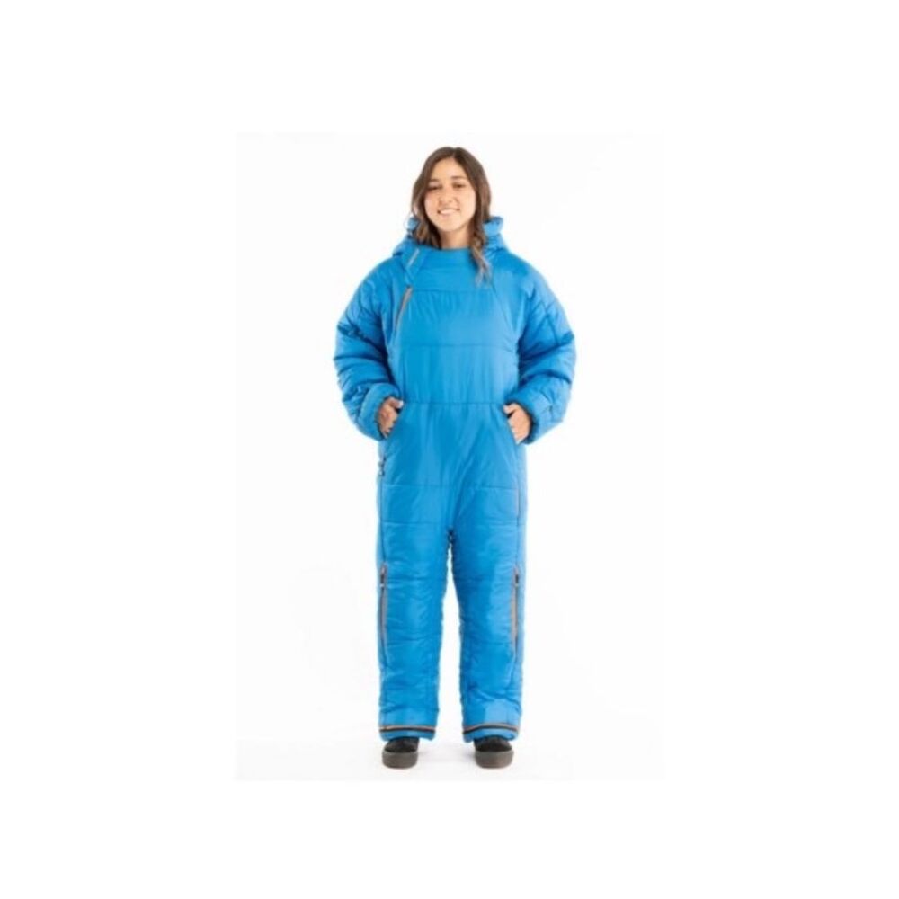 Selk Bag Original Wearable Sleeping Bag Blue Puffin Size Small